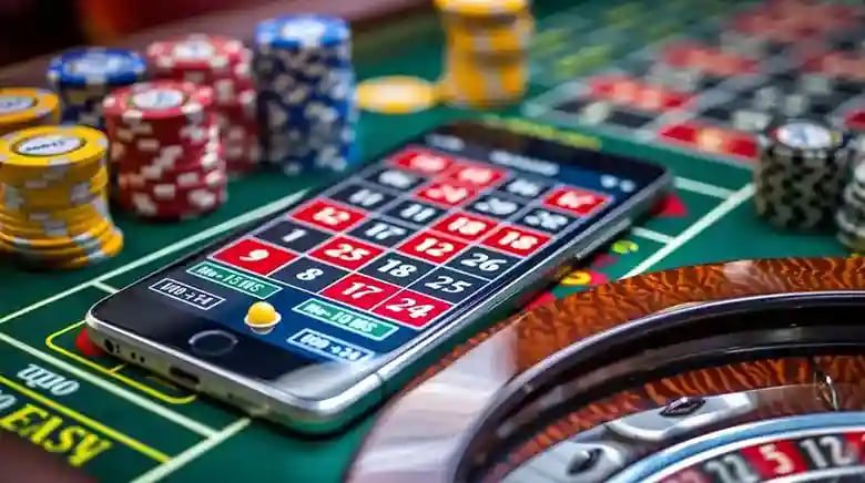 Mobile slot game browsing on bet 1 with clear user safety sections